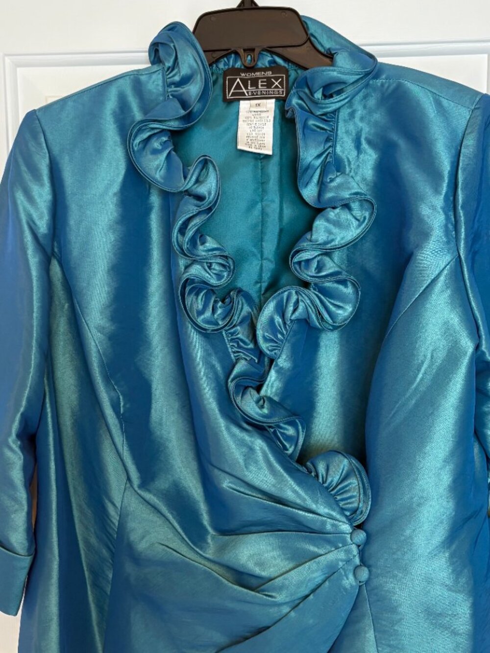 Alex Evenings Turquoise Jacket